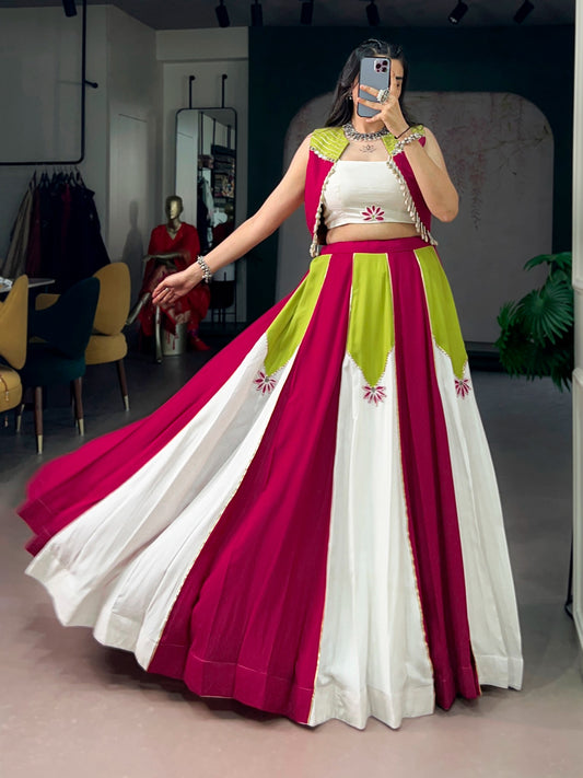 Designer Navratri Lehenga Choli with Jacket