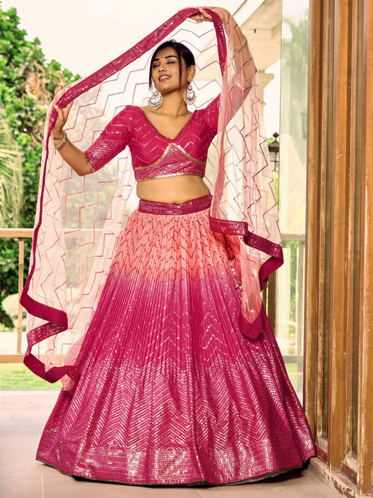 Hot Pink Lehenga Choli

