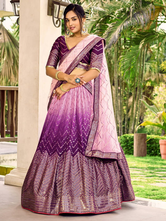 Purple Lehenga Choli

