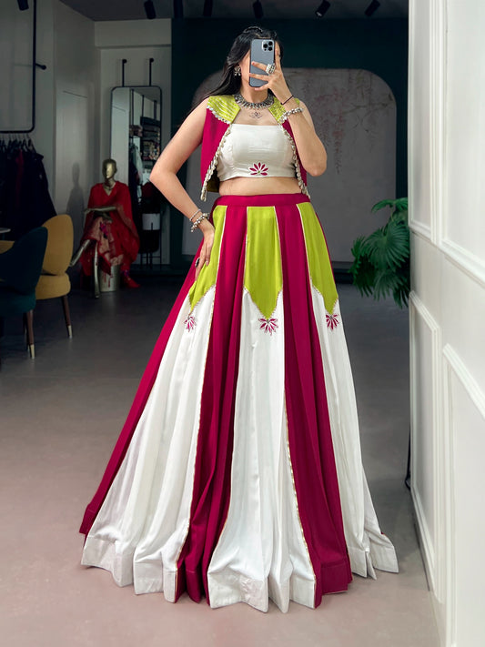 Designer Navratri Lehenga Choli with Jacket