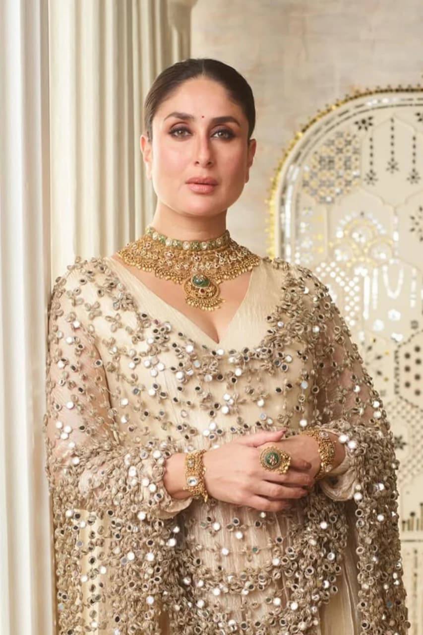 Heavy Pearl & Mirror Work Designer Dupatta for Wedding & Festive Wear
